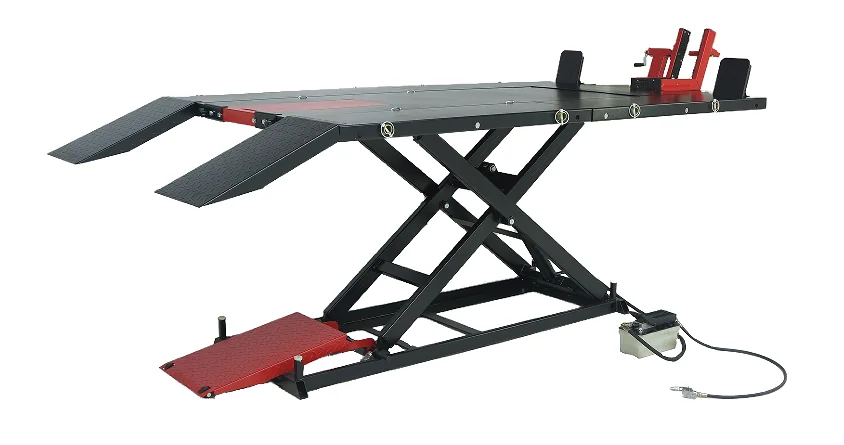 ZD04226Q Air + Foot-Pedal Operating Motorcycle Lift