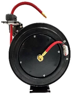 ZD08205A-1 Single Arm Metal Air Hose Reel With Hose Guide System
